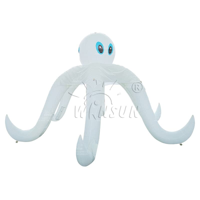 White Inflatable Octopus Tent with LED Lighting